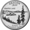 Quarter Dollar United States 2005 Oregon Coin