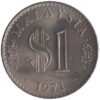 47-original 1971 Malaysia 1 Ringgit Size Coin