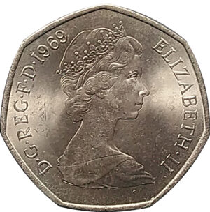 50 New Pence - Elizabeth II