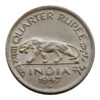 British India King George VI Quarter Rupee Coin 1947 Mumbai